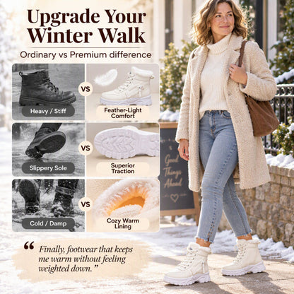 Women's Winter Warm Plush-Lined Ankle Boots