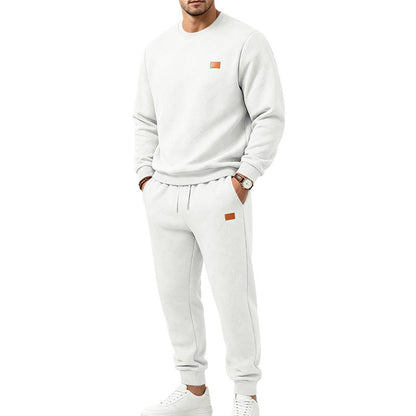 Men's Casual Textured Jacquard Sports Set