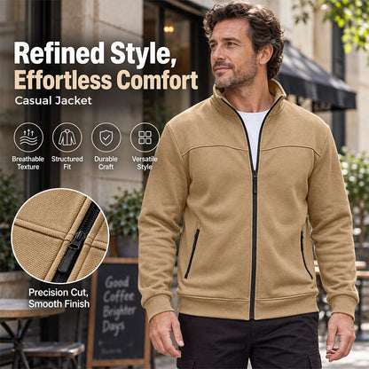Men's Casual Stand Collar Jacket