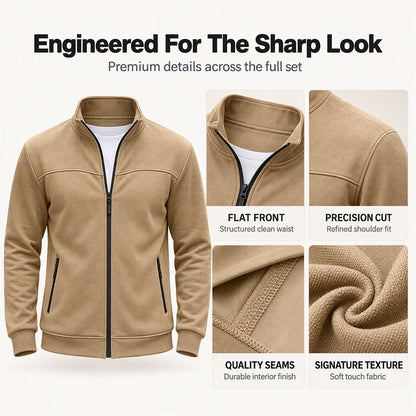 Men's Casual Stand Collar Jacket