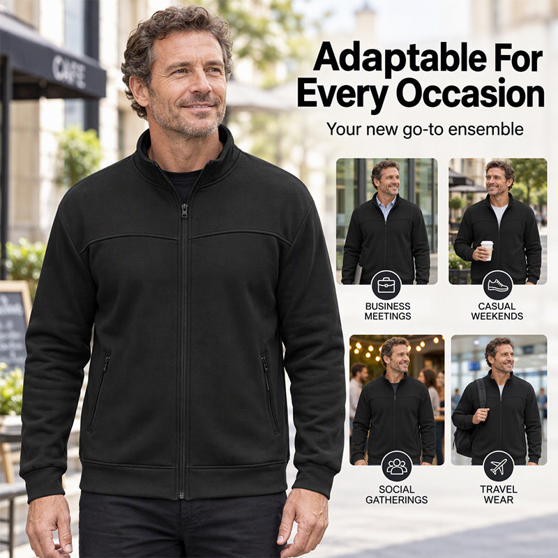 Men's Casual Stand Collar Jacket