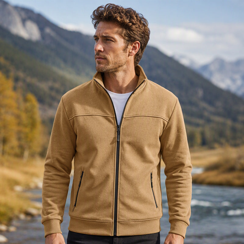 Men's Casual Stand Collar Jacket