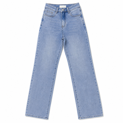 Women's Loose Fit Straight Leg Denim Jeans