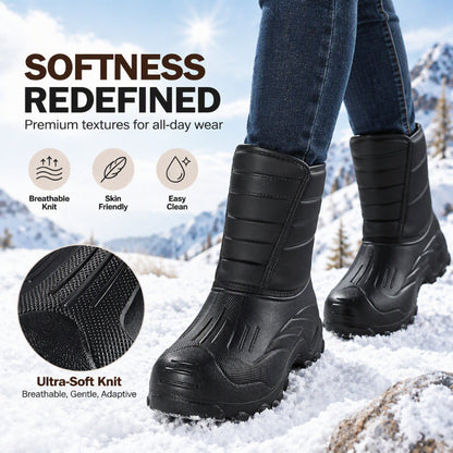 🖤Black Friday Sale:50% OFF🖤 Unisex Plush-Lined Waterproof Snow Boots