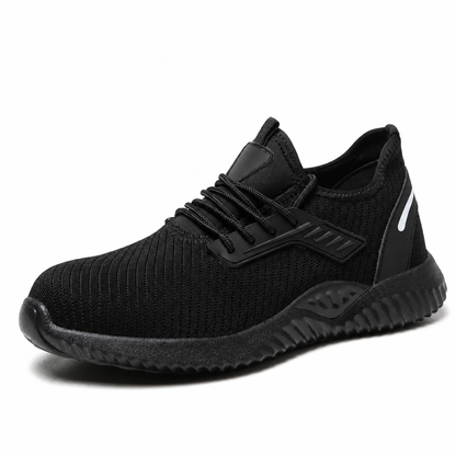 Men's Steel Toe Safety Shoes Breathable Work Boots Lightweight Puncture Resistant Protective Shoes
