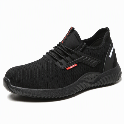 Men's Steel Toe Safety Shoes Breathable Work Boots Lightweight Puncture Resistant Protective Shoes