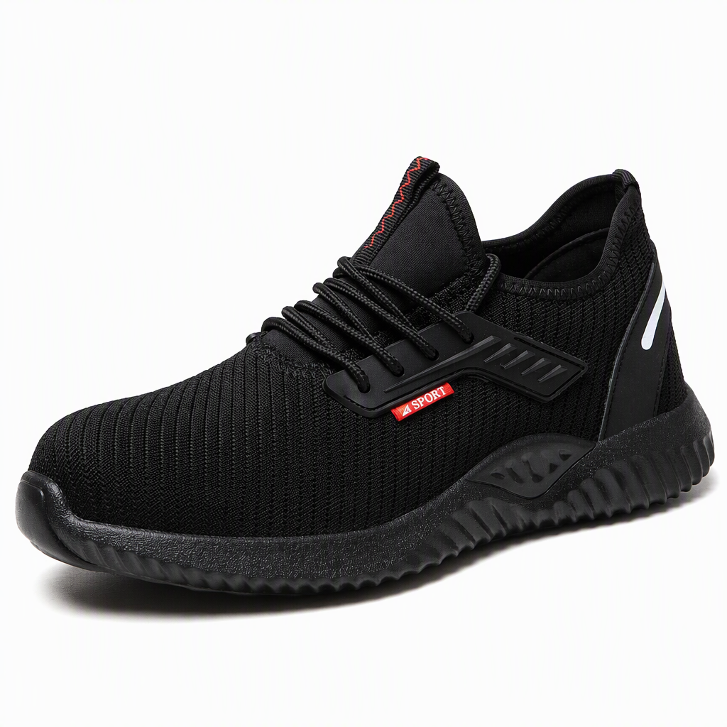 Men's Steel Toe Safety Shoes Breathable Work Boots Lightweight Puncture Resistant Protective Shoes