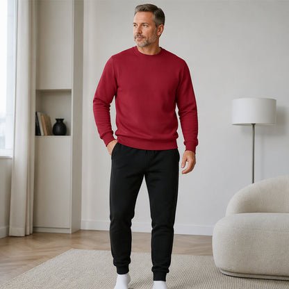 Men's Winter Warm Sweatshirt and Sweatpants Set