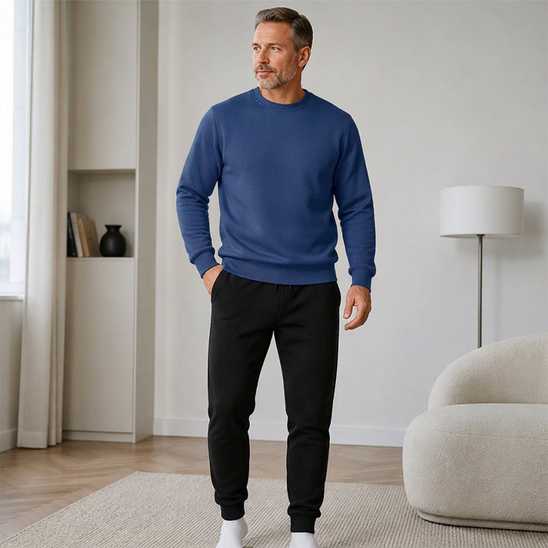Men's Winter Warm Sweatshirt and Sweatpants Set