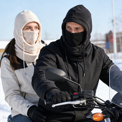 All-in-one thermal winter face mask & hood