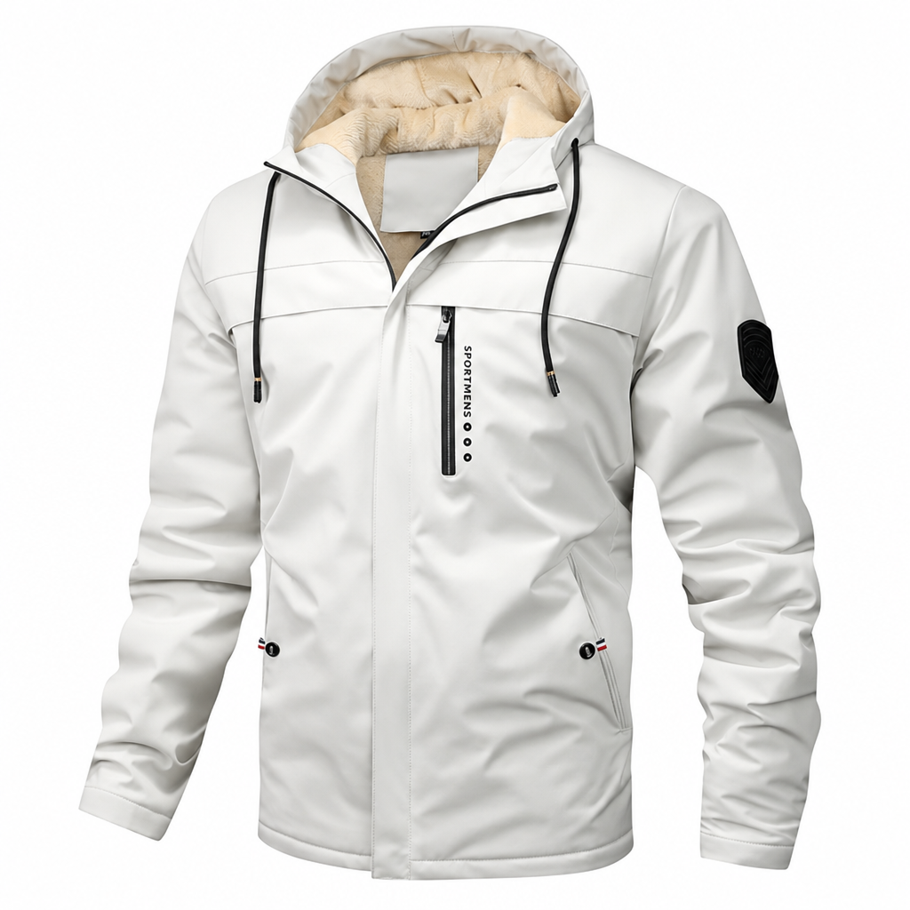 Men's American Retro Plush Lined Loose Fit Spring Autumn Coat🤎
