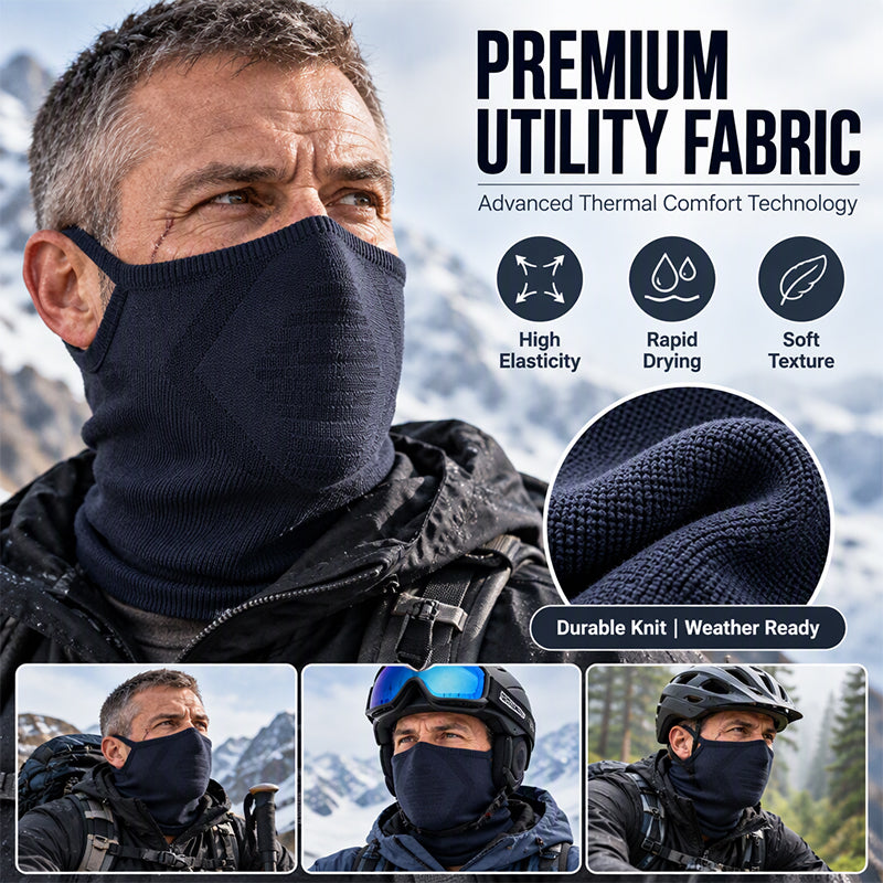 Windproof Ear Loop Neck Gaiter