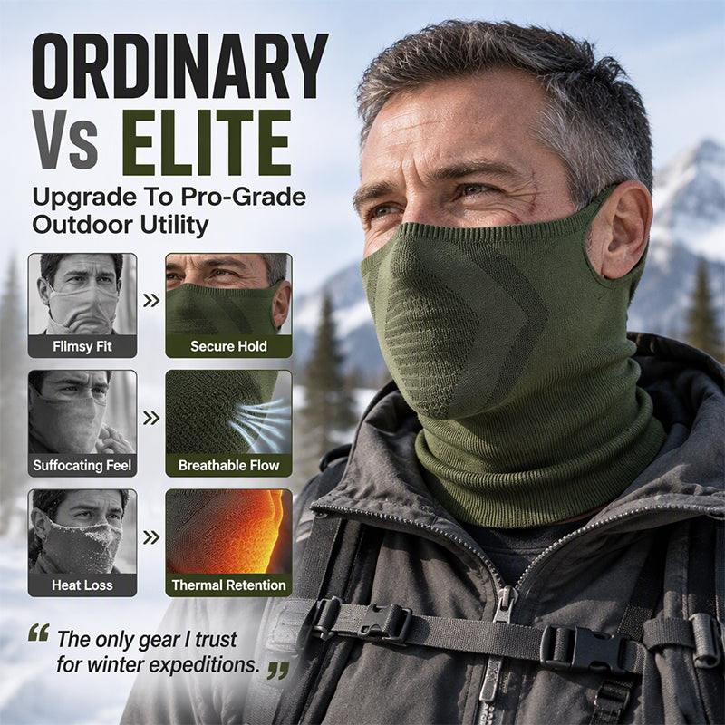 Windproof Ear Loop Neck Gaiter
