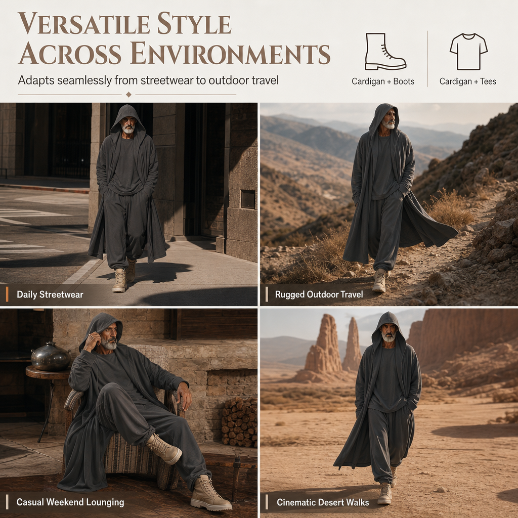 3 Piece Long Pants Set with Base Layer Top and Trousers