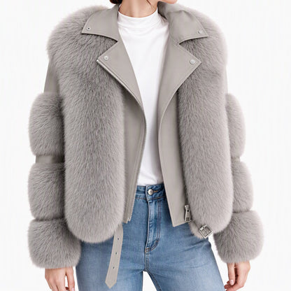 Women's Faux Fur Short Winter Coat