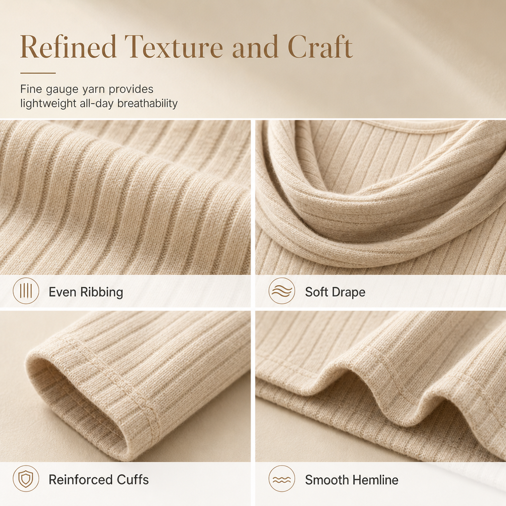 💖Black Friday Mega Deal – 50% off!💖 ✨Women's Cowl Neck Ribbed Knit Long Sleeve Top🤠