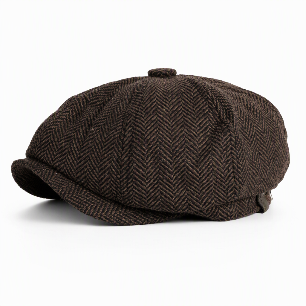 Vintage British Style Newsboy Cap for Men and Women Classic Casual Flat Cap Octagonal Beret Hat