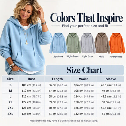 Women's Casual Oversized Drawstring Hoodie