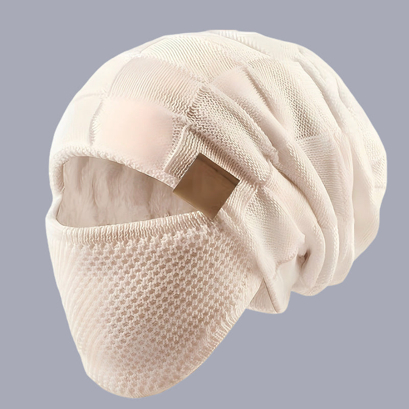 Winter Warm Beanie Hat with Face Cover