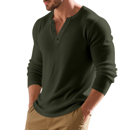 Men's Soft Casual Long Sleeve Top
