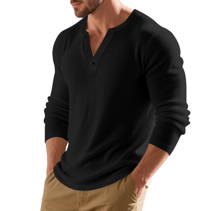 Men's Soft Casual Long Sleeve Top