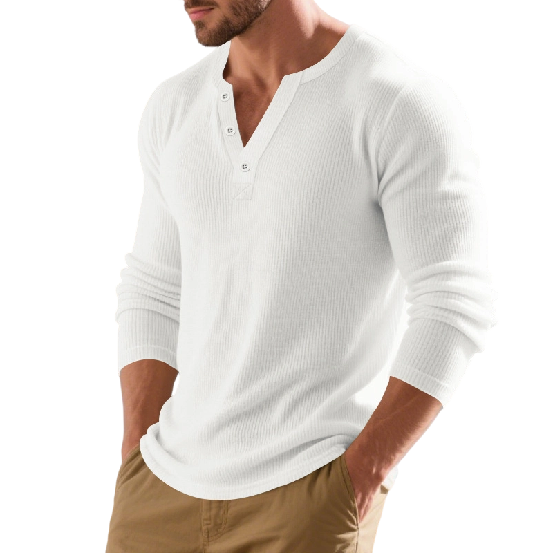 Men's Soft Casual Long Sleeve Top