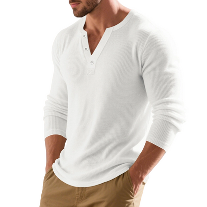 Men's Soft Casual Long Sleeve Top