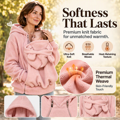 Cozy Warm Babywearing Hooded Jacket