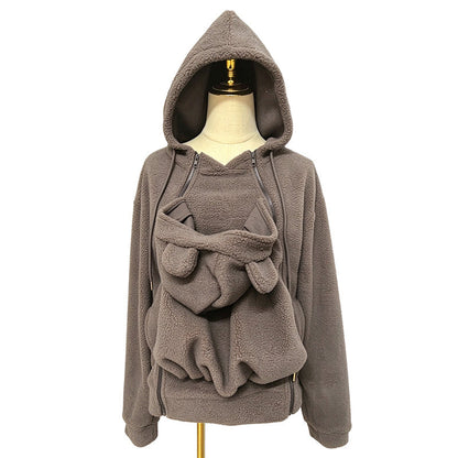 Cozy Warm Babywearing Hooded Jacket
