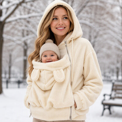 Cozy Warm Babywearing Hooded Jacket