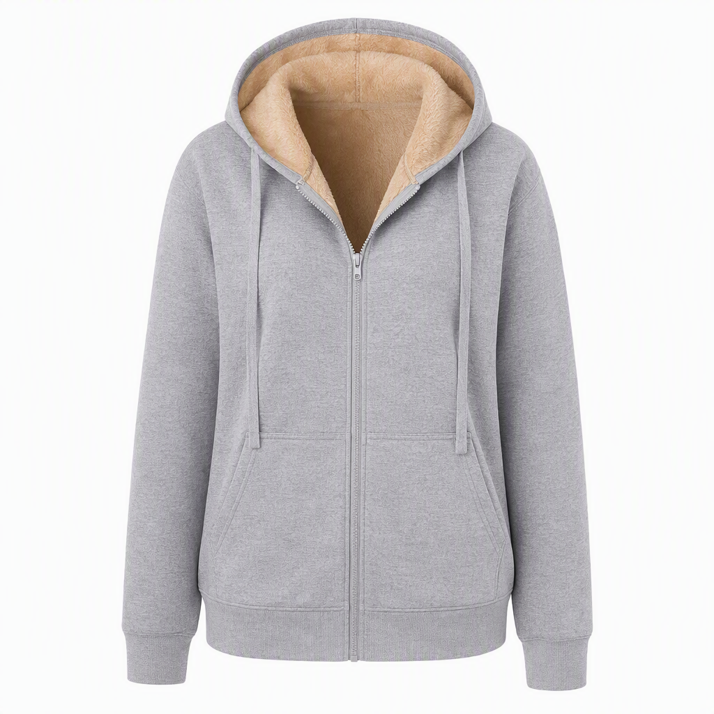 Women's Winter Warm Fleece Hooded Sweatshirt