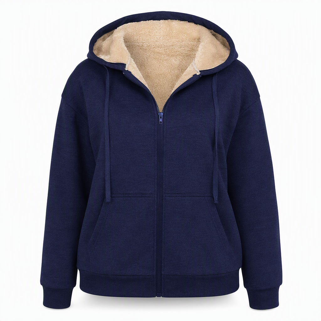 Women's Winter Warm Fleece Hooded Sweatshirt