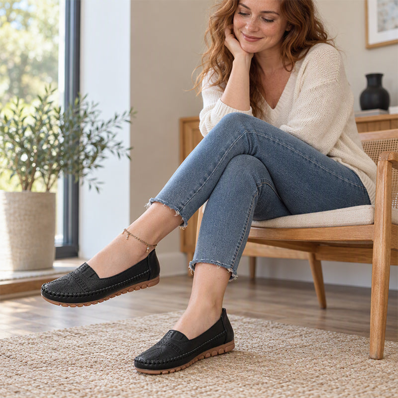 💗 Women's Breathable Slip-On Flat Shoes