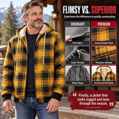 Men's Casual Thermal Hooded Jacket