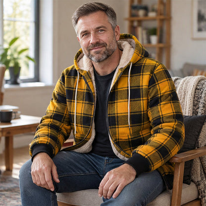 Men's Casual Thermal Hooded Jacket