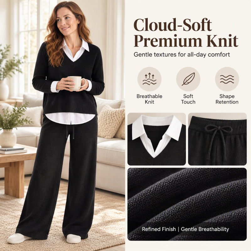 Women's Casual Cozy Knit 3-Piece Set