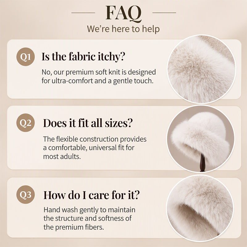 Women's Elegant Faux Fur Warm Hat
