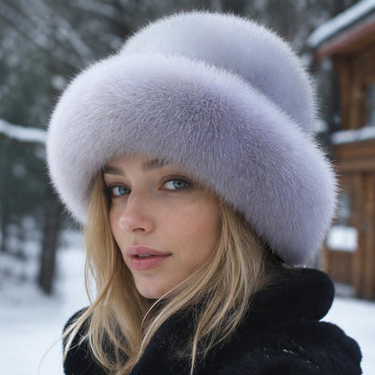 Women's Elegant Faux Fur Warm Hat