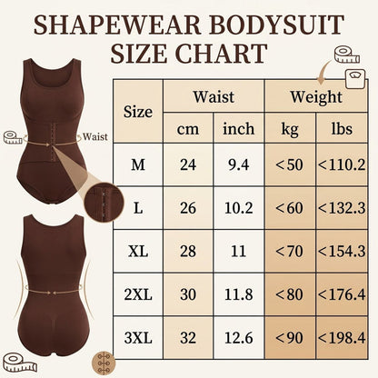 Seamless Tummy Control Shapewear Bodysuit