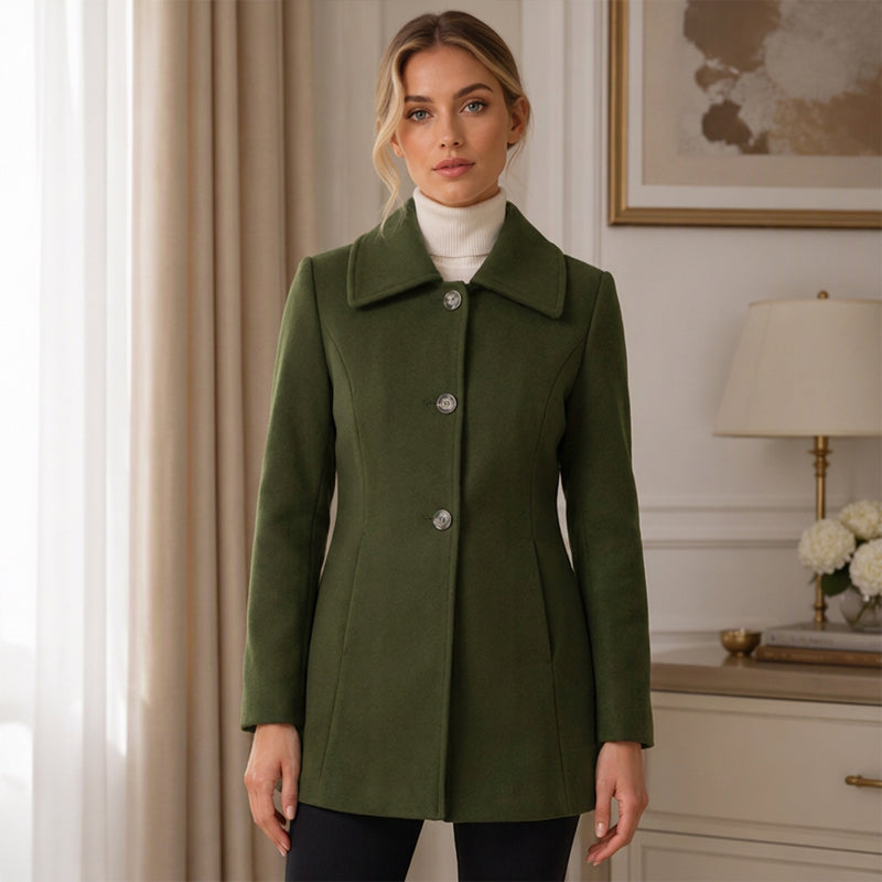 Women's Elegant Slim Fit Mid-Length Coat