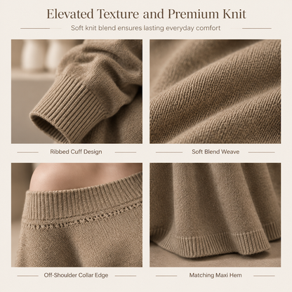 Women's Relaxed Fit Knit Two Piece Knit