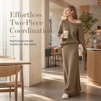 Women's Relaxed Fit Knit Two Piece Knit