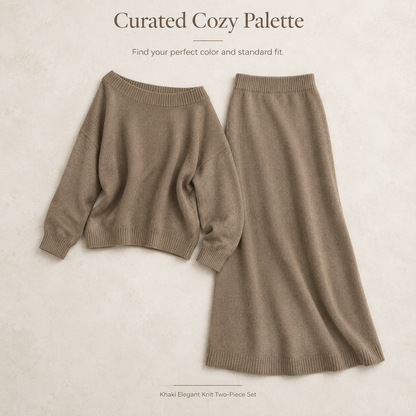 Women's Relaxed Fit Knit Two Piece Knit