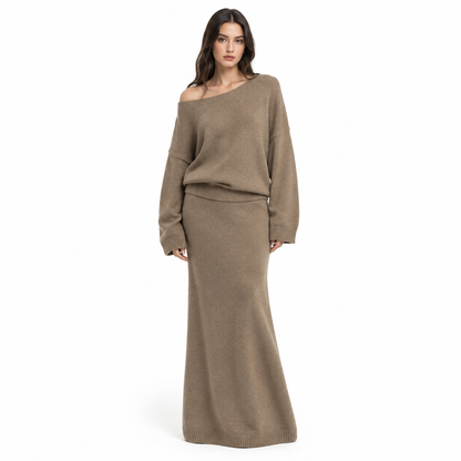 Women's Relaxed Fit Knit Two Piece Knit