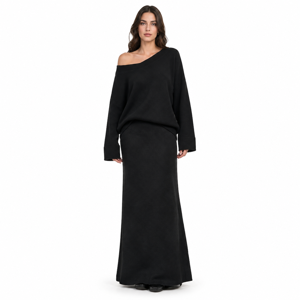 Women's Relaxed Fit Knit Two Piece Knit