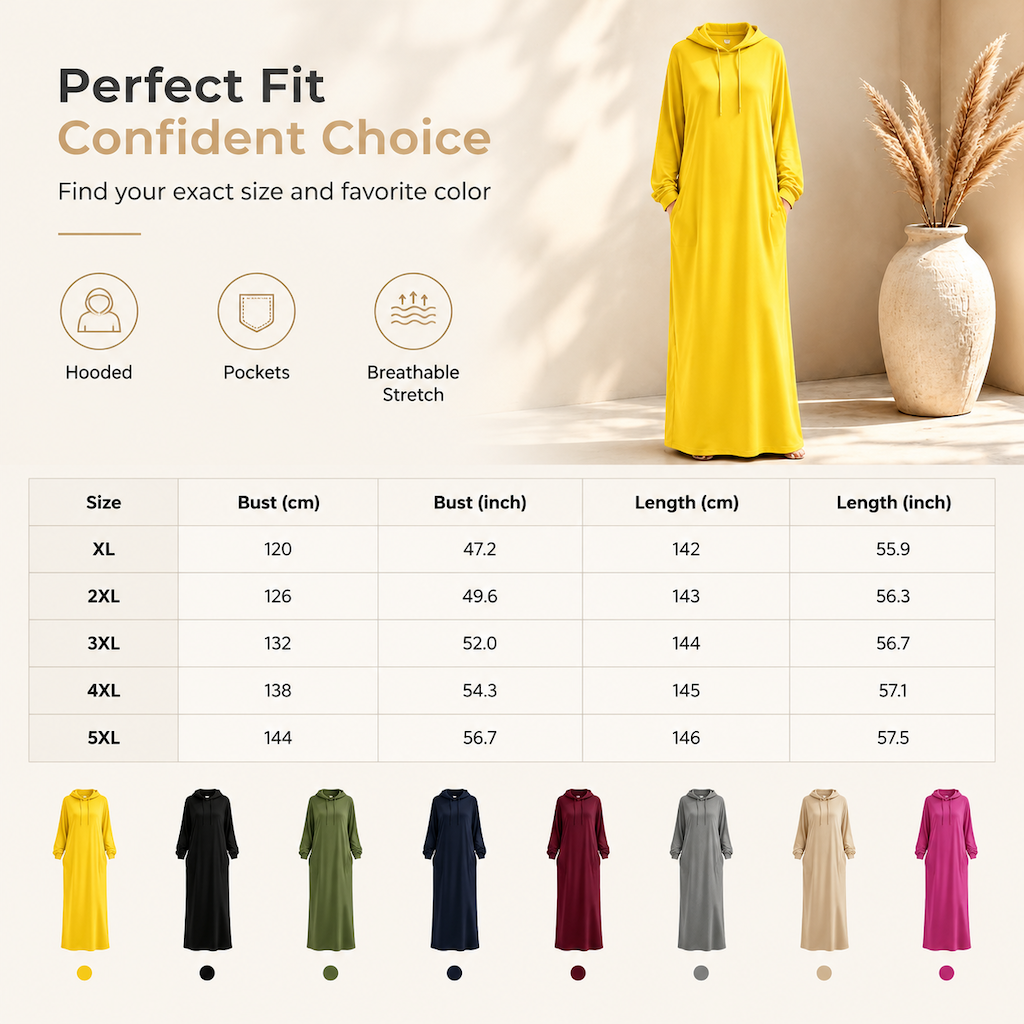 Women's Solid Color Casual Hooded Dress