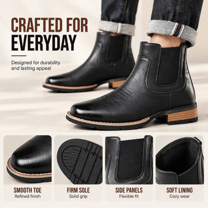 Men's Vintage Slip-On Chelsea Boots