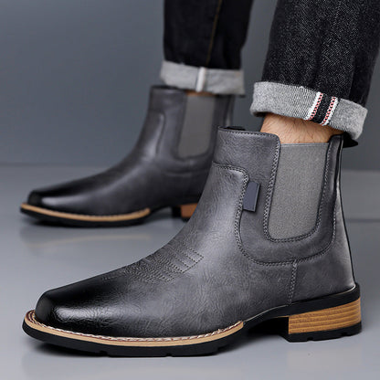 Men's Vintage Slip-On Chelsea Boots