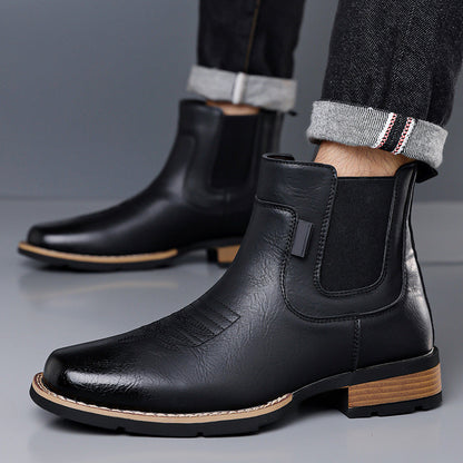 Men's Vintage Slip-On Chelsea Boots