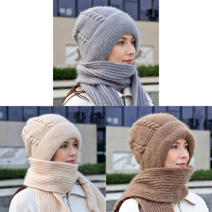🧣 Toasty Comfort, Head-to-Neck Coverage | Women's Winter Warm Hooded Scarf